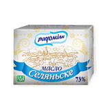 Масло селянське солодковершкове 73% жирності в ящиках по 10 кг,  ТМ Радомілк, фото 8