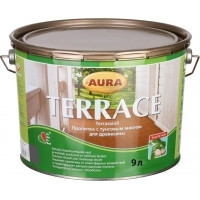 МАСЛО ДЛЯ ТЕРАС З ВОСКОМ AURA TERRACE 9Л БЕЗБАРВНИЙ (ID#1600677536 ...