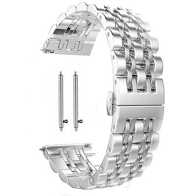 Браслет (7 ланок) ремінець для Huawei Watch GT 2 46mm / GT 2 Pro / GT 3 / 3 Pro / GS Pro срібний