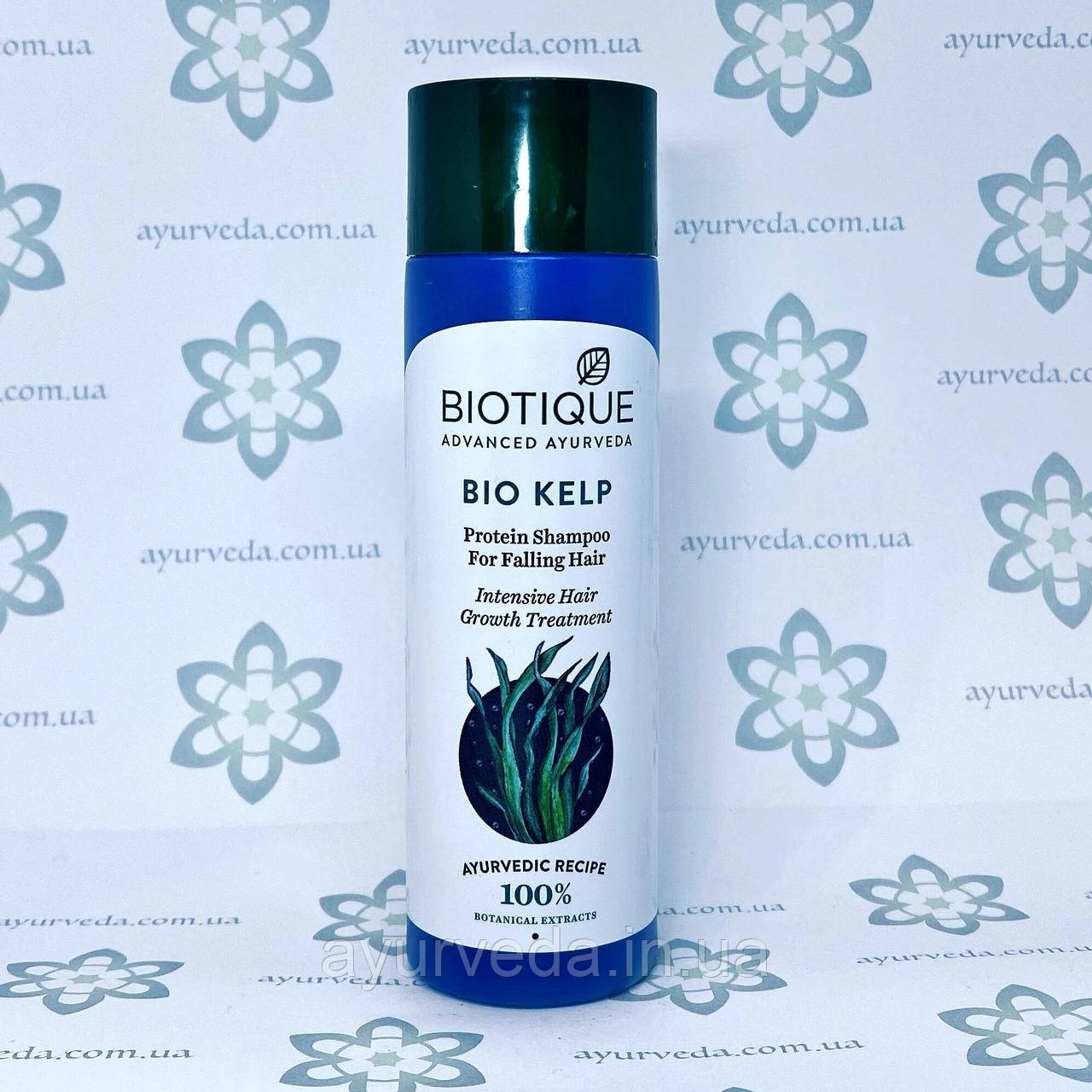 Biotique Bio Kelp (Шампунь Біотик "Біо Водороси") 190 мл для росту волосся, проти випадіння.