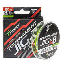 Шнур Intech Tournament Jig Style PE X8 150м Lime Green #1.5 19.8lb "Оригинал"