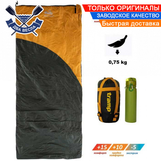 Спальний мішок ковдра Tramp Airy Light L 190х80 см ЛІВИЙ зимовий спальний мішок Тотем спальні мішки спальники Трамп, фото 1