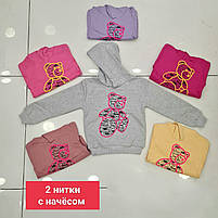 Подростковій реглан для дівчаток 8-12 років. 2 нитки начіс, фото 2