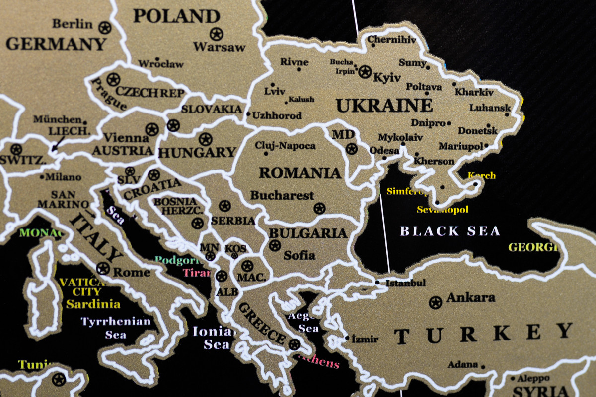 Cкретч карта мира (без россии, беларуси) "My Map Perfect World" Black map ENG, карта путешествий подарок (ST) - фото 7 - id-p1673121430