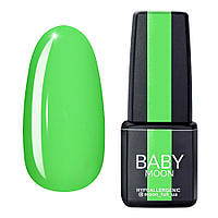 Гель лак Baby Moon Perfect Neon Gel polish № 010 ярко-салатовый лайм 6 мл