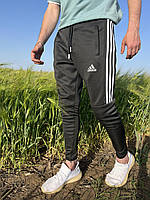 Спортивные мужские штаны Adidas / Адидас с полосками р. XXL