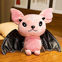 Мягкая игрушка готическая летучая мышь, серии Dark розовая - 30см
