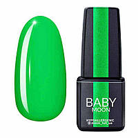 Гель лак Baby Moon Perfect Neon Gel polish № 012 ярко-зелыный 6 мл