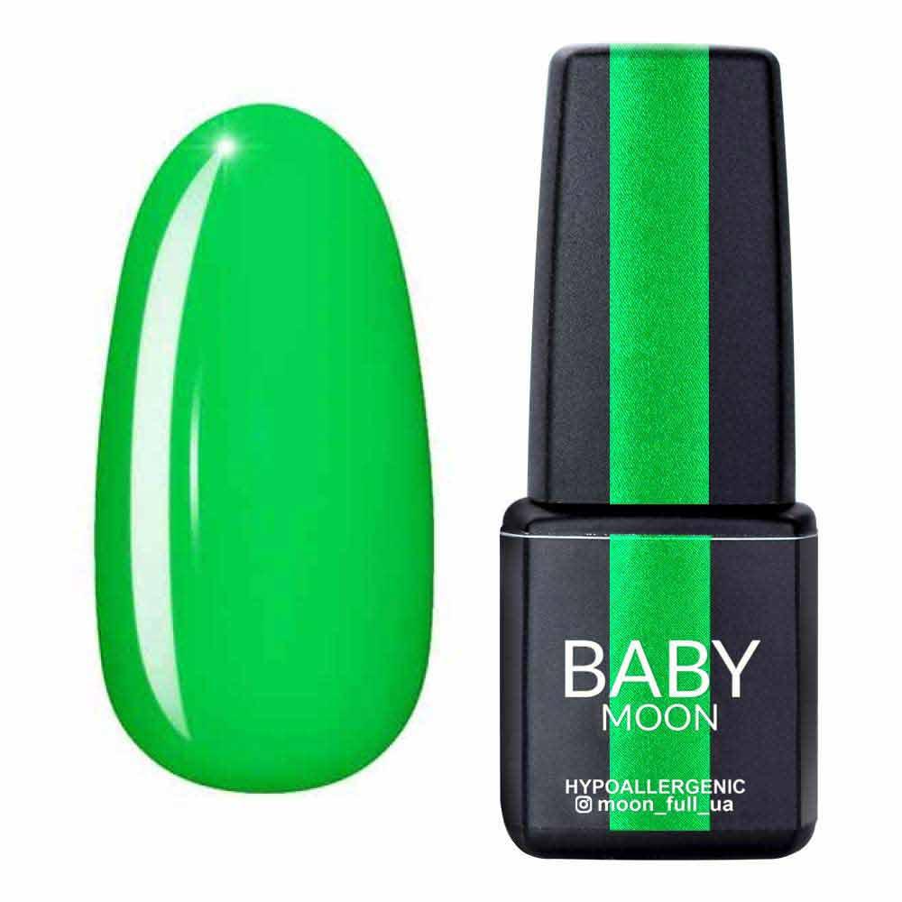 Гель лак Baby Moon Perfect Neon Gel polish № 012 яскраво-зелений 6 мл