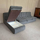 Розкладний тканинний диван з нішею, фото 2