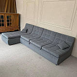 Розкладний тканинний диван з нішею, фото 5