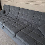 Розкладний тканинний диван з нішею, фото 9