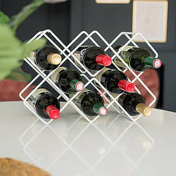 Міні-бар Прованс підставка під пляшки білий