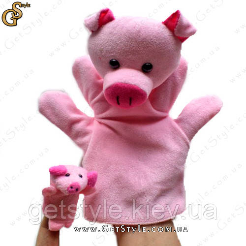 Ляльки на руку Хрюшки 2 в 1, фото 1