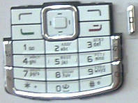 Клавиатура Nokia N72 white orig