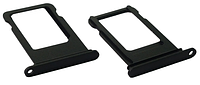 Держатель SIM-карты (Nano sim tray) iPhone 7 Plus, черный матовый