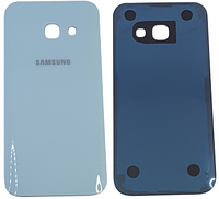 Батарейная крышка для Samsung A320H Galaxy A3 2017, голубая