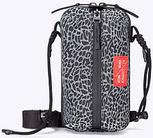 Маленька текстова сумка з ременем через плече Ucon Mateo Bag Black Safari сера