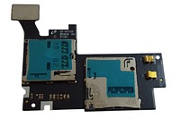 Разъем SIM-карты Samsung n7105 на шлейфе с разъемом MicroSD