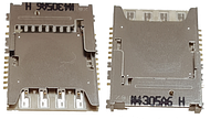 Разъем SIM и MicroSD Samsung N9000, N9005, N9006, G7102, G3815, original (PN:3709-001829)