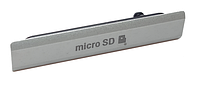 Sony D6503 Заглушка разъема MicroSD, White, original (PN:1284-6789)