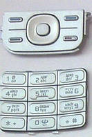 Клавіатура Nokia 5200/5300 silver