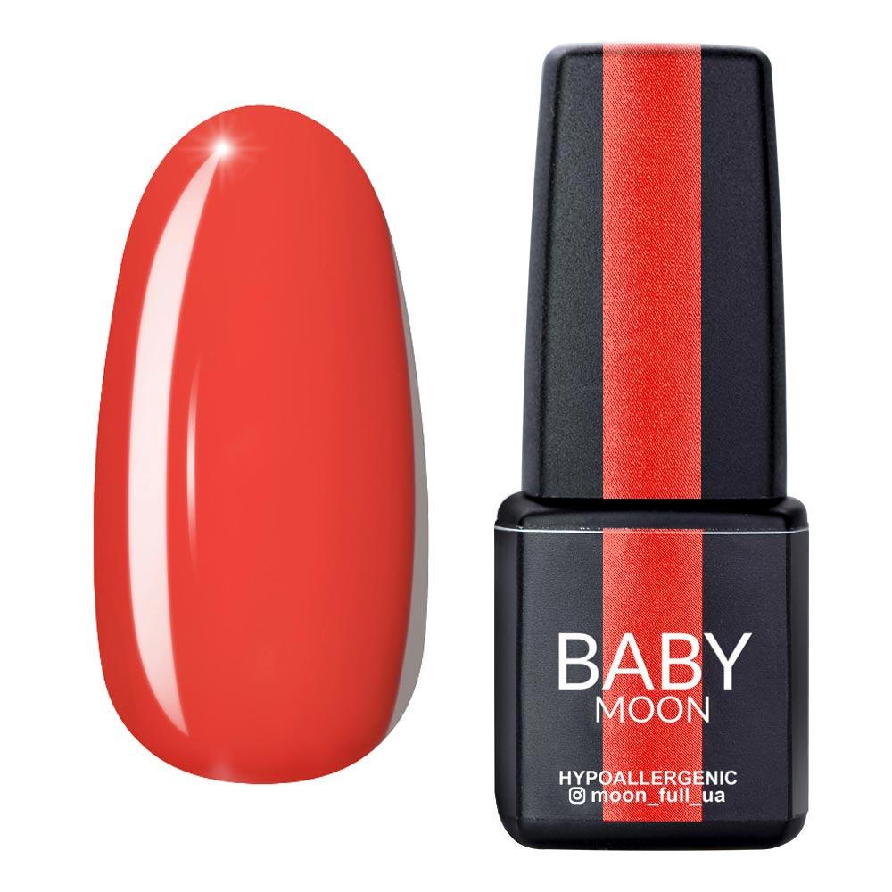 Гель лак Baby Moon Red Chic Gel polish № 009 помаранчево-червоний 6 мл
