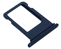 Держатель SIM-карты (Nano sim tray) iPhone 7, черный глянцевый