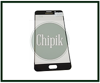 Стекло для переклейки дисплея Samsung A710, Galaxy A7 2016 Черное