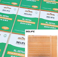 Пятаки, набор пятаков для ремонта материнских плат Relife RL-007GA Repair Spot