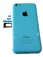 Задняя крышка для iPhone 5C Blue с кнопками