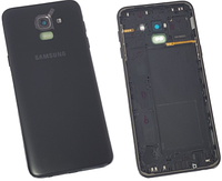 Батарейная крышка для Samsung J600H, Galaxy J6 2018, черная