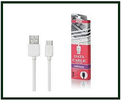 Дата кабель type-c, usb-c Remax RC-006a, 1m, 2,1А, белый