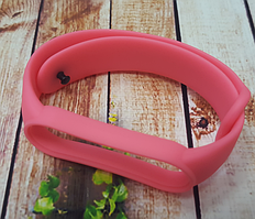 Ремешок для фитнес-бреслета Xiaomi Mi Band 5, Mi Band 6, розовый темный