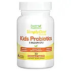 Super Nutrition, пробіотики для дітей, смак лісових ягід, 5 млрд КУО, 30 жувальних таблеток