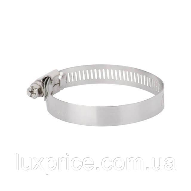 Хомут нержавіюча сталь 12,7 мм, D - 46-70 мм (уп. 10 шт) INTERTOOL TC-1146   Luxprice