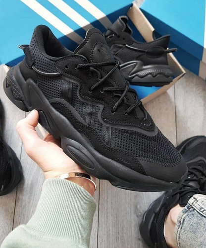 Мужские кроссовки Adidas Ozweego Black Обувь Адидас Озвиго черные ...