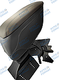 Підлокітник автомобільний універсальний сірий, фото 4