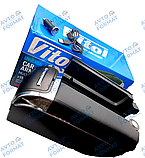 Автомобільний підлокітник універсальний сірий + підсклянник попільничка USB, фото 2