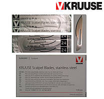 Лезо скальпеля №24 (100шт) KRUUSE