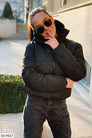 Куртка женская теплая короткая зимняя на синтепоне стёганая зима DI-9517