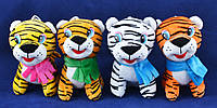 М'яка іграшка Тигр із шарфом (15 см) AJ-1513-15