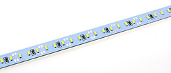 Стрічка алюміній 12V  12,5см  біла  (4014)  2А 18LED  в силіконі  эффект сплошной Стрічки