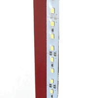 Стрічка алюміній 12V  12.5см  зелена  (5630)  2А 9LED  в силіконі