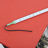 Стрічка  24V  25см  зелена  (5630)  2А 18LED алюміній  в силіконі