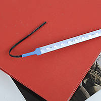 Стрічка  24V  50см  синя  (5630)  2А 36LED  алюміній в силіконі