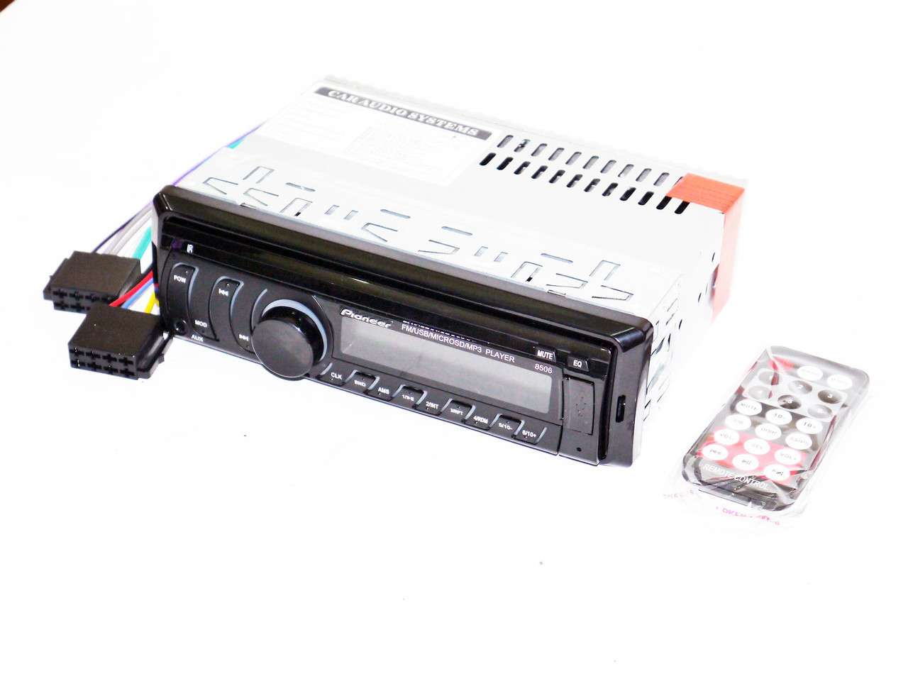 Автомагнітола 1DIN MP3 - 8506 RGB Автомобільна магнітола RGB панель + пульт управління