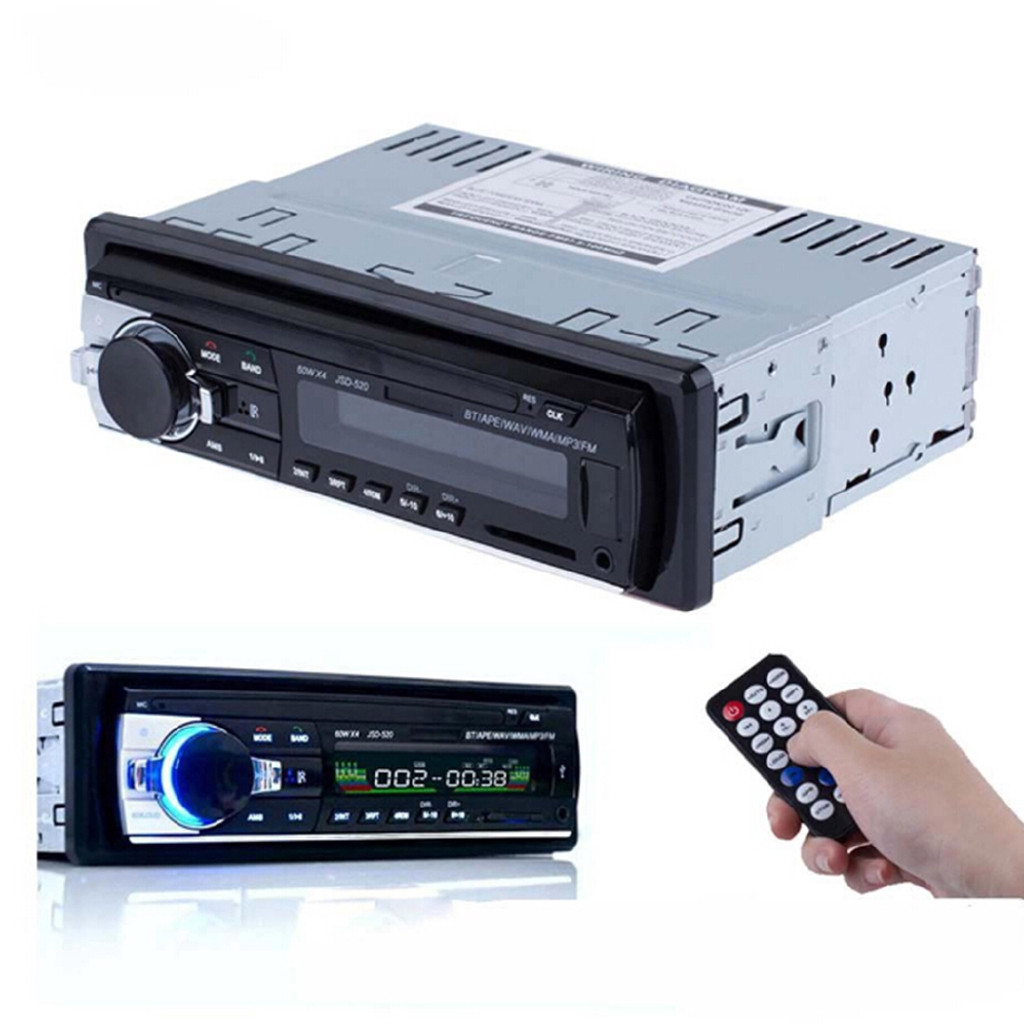 Автомагнітола 1DIN MP3 520BT-MP3