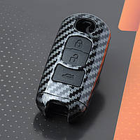 Чохол на брелок сигналки  пластик Mazda ZN 3 CARBON 948 ORIGINAL  (4 046)