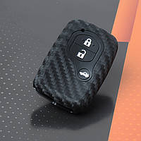 Чохол на брелок сигналки  Силіконовый Toyota HND CARBON 907  (4 042)